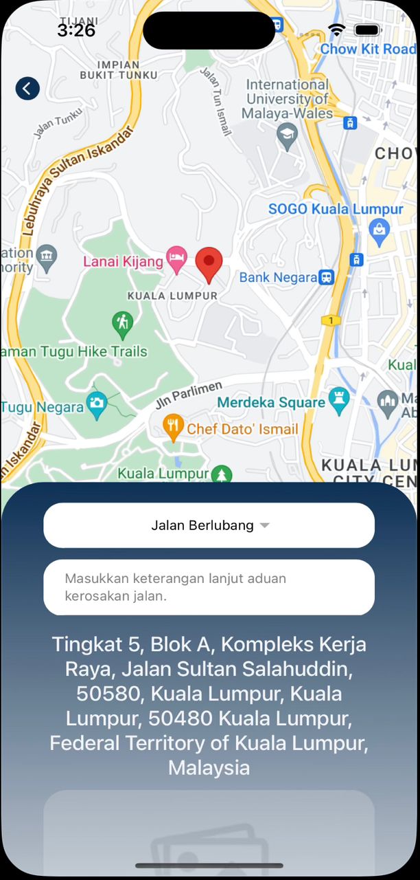 Orang ramai boleh guna aplikasi MYJalan untuk lapor kerosakan jalan