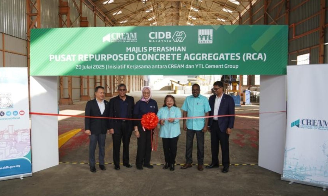 YTL Cement, CREAM lancar kilang rawat lebihan konkrit pertama di Malaysia