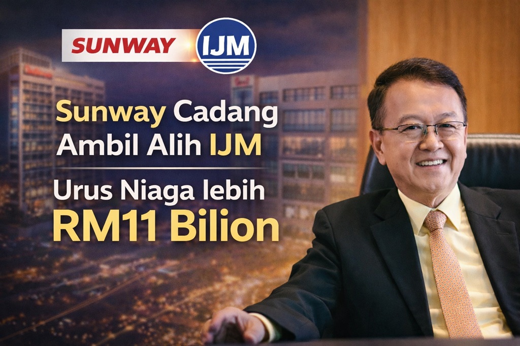 Sunway cadang ambil alih IJM dalam urus niaga lebih RM11 bilion