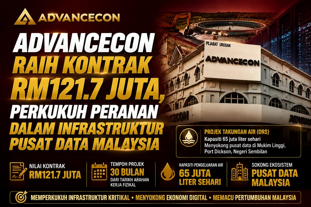 Advancecon Raih Kontrak RM121.7 Juta, Perkukuh Peranan Dalam Infrastruktur Pusat Data Malaysia