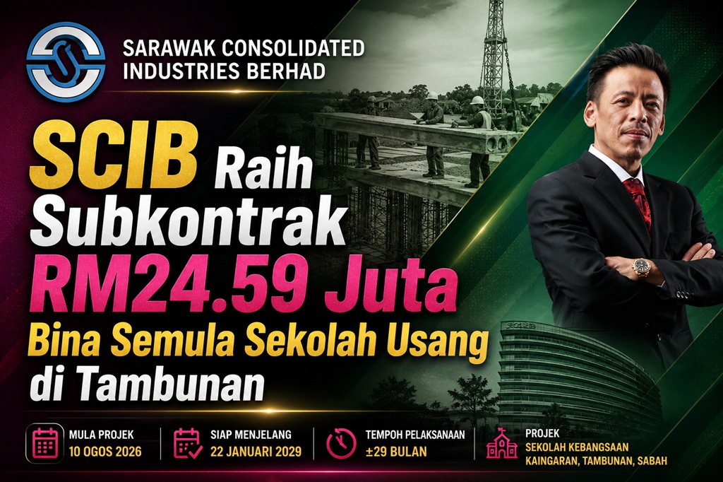 SCIB Raih Subkontrak RM24.59 Juta Bina Semula Sekolah Usang di Tambunan
